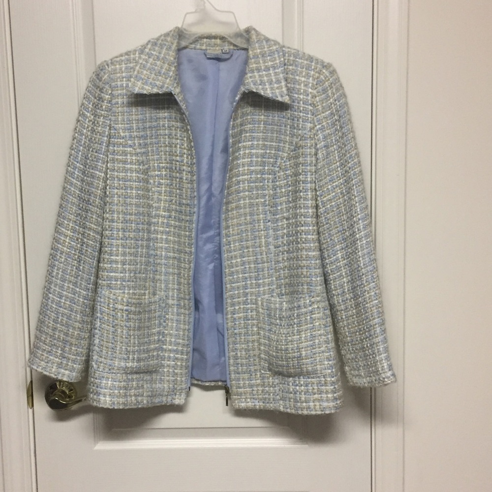 🟠10 for 10🟠 Light Blue Knitted Blazer